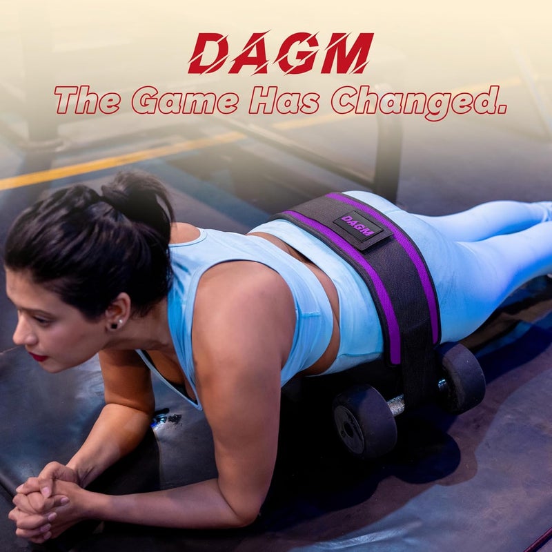 DAGM Hip Thrust Belt for Dumbbells heavy, Secure Glute Trainer with Non-Slip Extra Padding That Protects Your Hips - Ideal for Gym & Home Workouts - Use with Heavy Duty Kettlebells, Dumbbells, & Plates Hold up to 500 lbs - Image 4